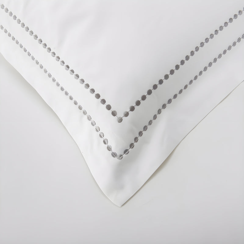 Premium White Organic Cotton Bedding Set | Beaulieu Collection Queen & King