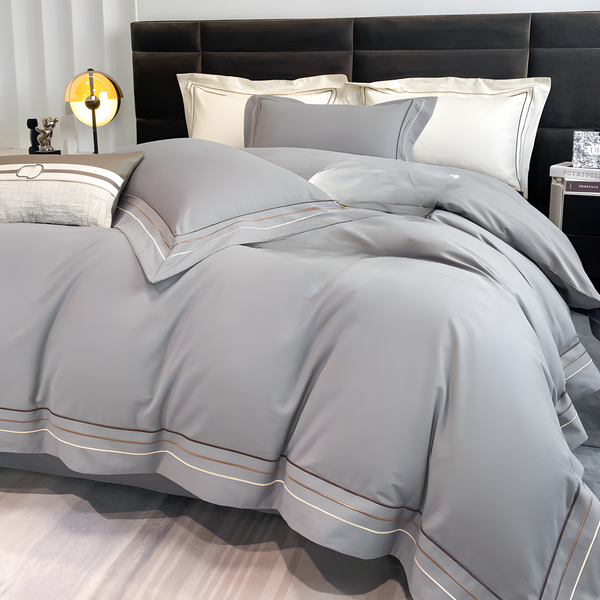 Luxurious St. Barths Bedding Sets - Egyptian Cotton Duvet Cover | 600-Thread Count With Bed Sheet